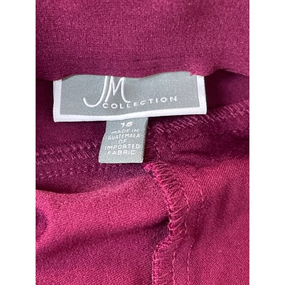 JM Collection Women's Purple High Rise Working Pants Sz 18 - NWT - Picture 7 of 8